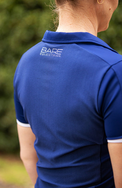 BARE Equestrian Active Mesh Polo Shirt
