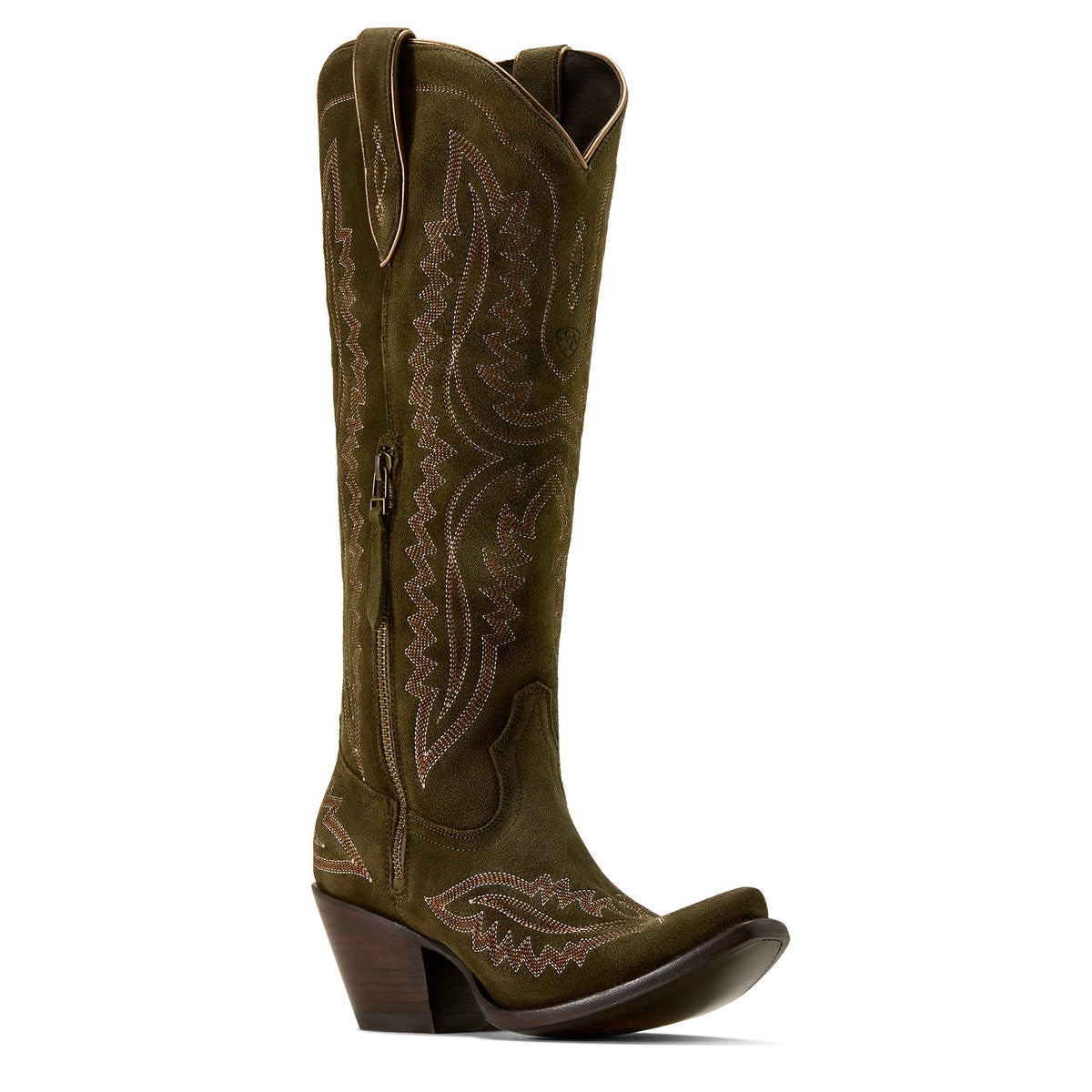 Soft Olive Suede medial