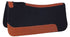 Double Hill Contoured Wool Felt Saddle Pad Black