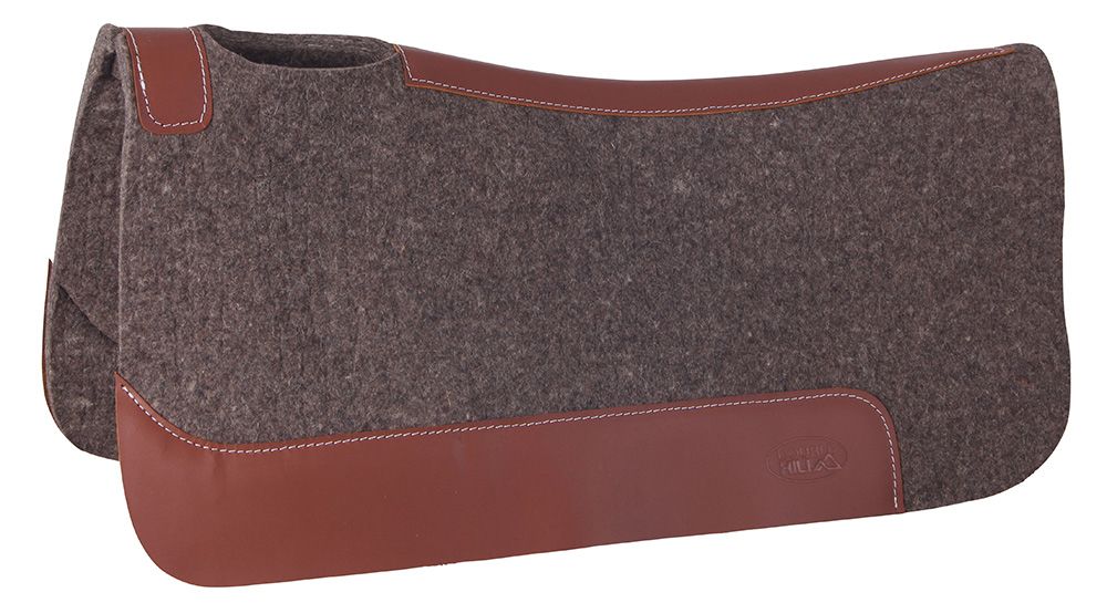 Double Hill Contoured Wool Felt Saddle Pad Natural
