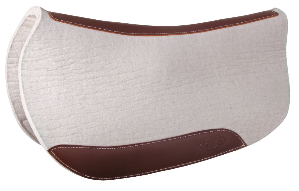 Double Hill Contoured Barrel Wool Felt Saddle Pad