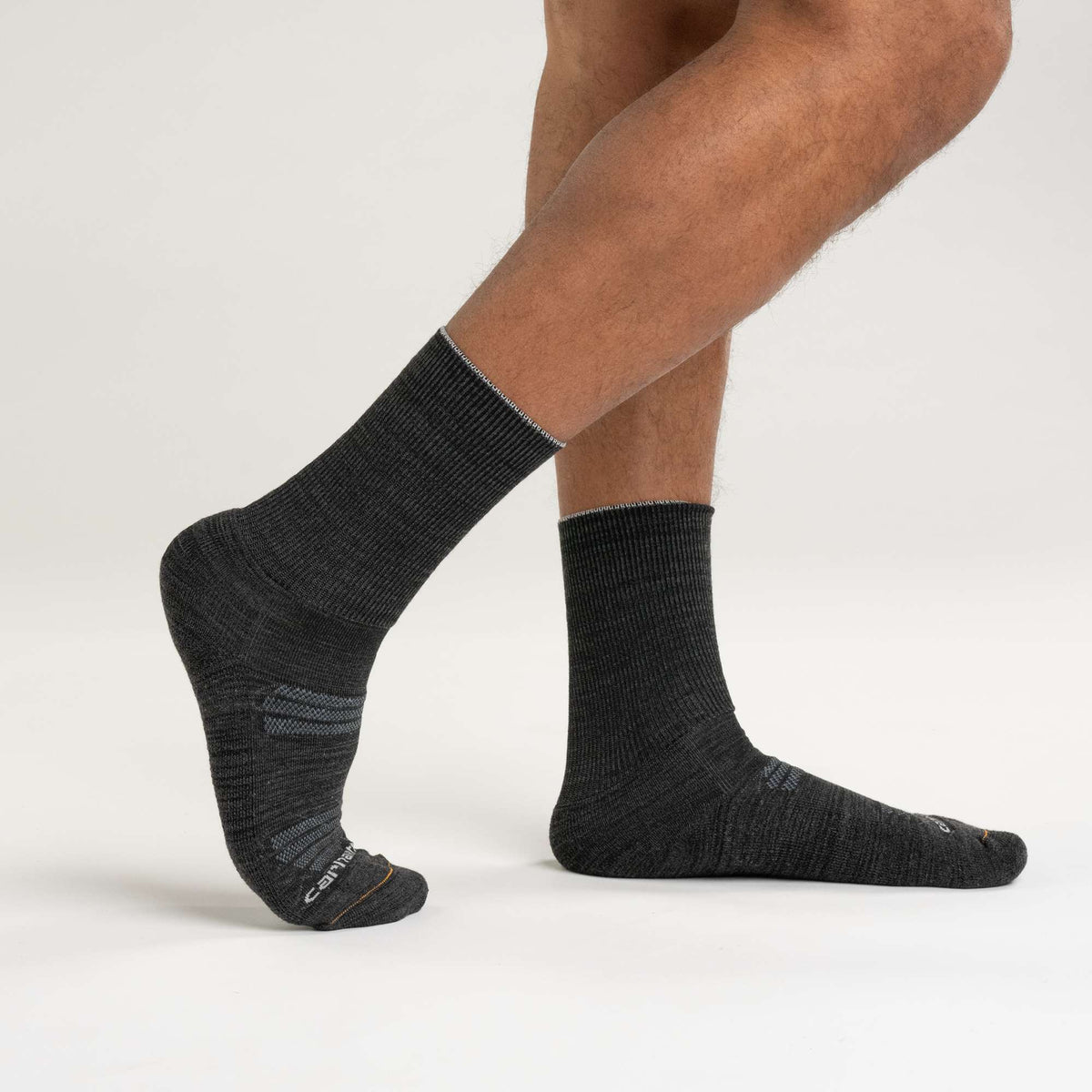 Carhartt Twin-Knit Midweight Crew Sock - Carbon Heather