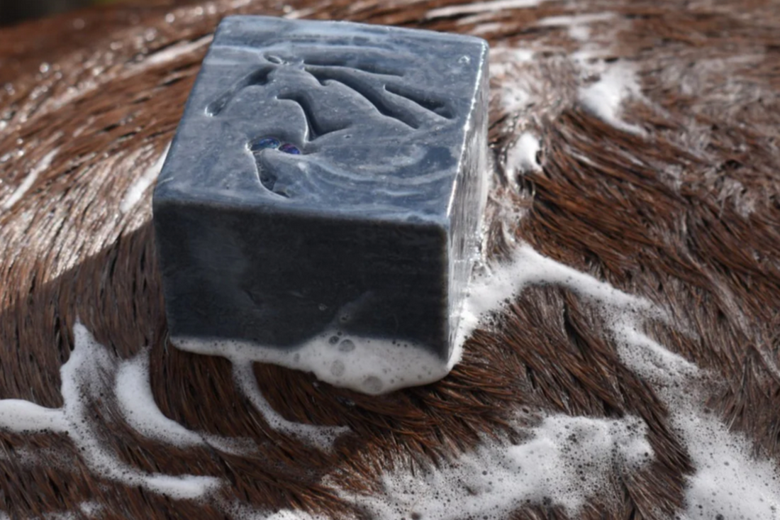Eco Horse Chunky Charcoal Soap Block