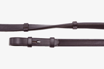 Premier Equine Salvatore Rubber &amp; Leather Grip Reins