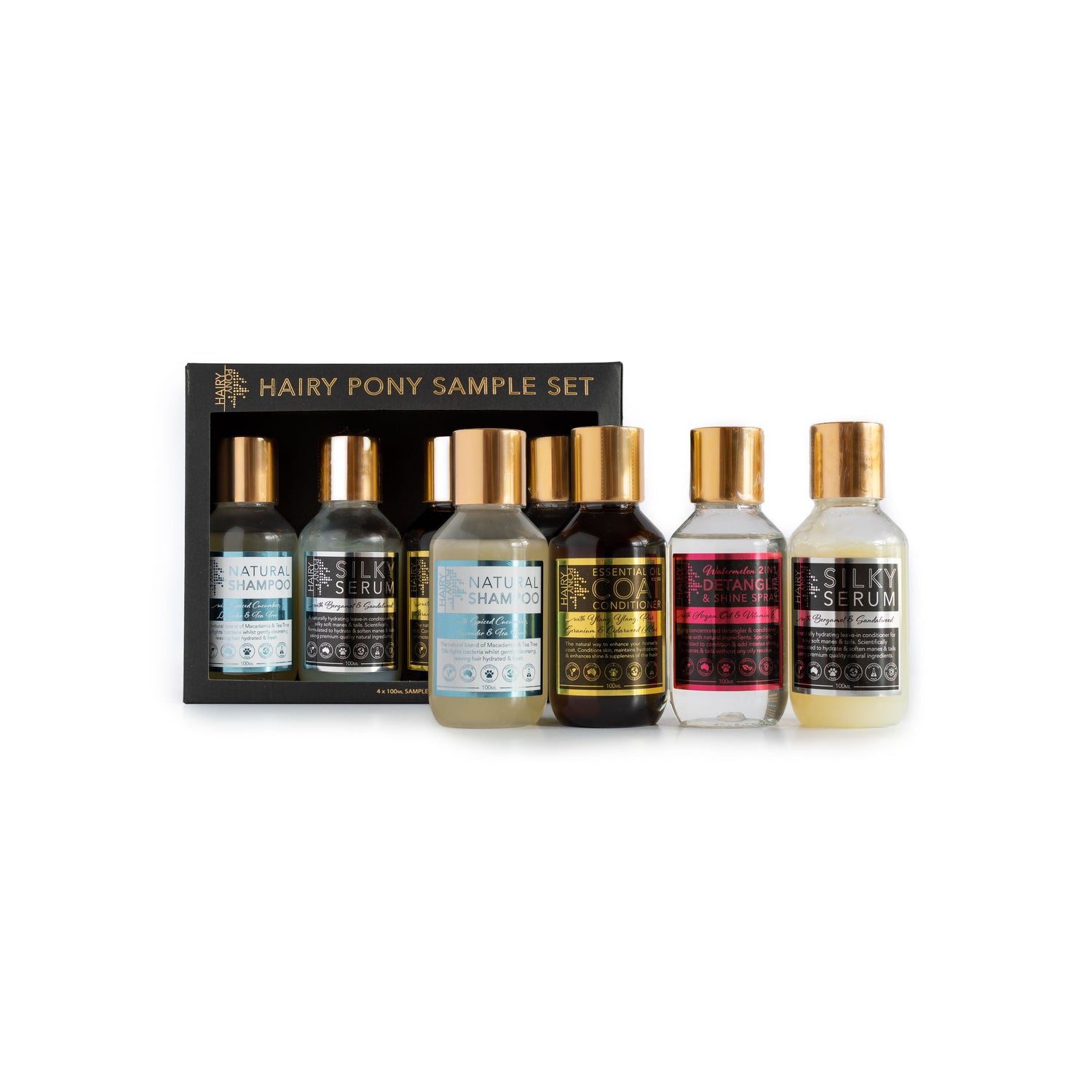 Hairy Pony Horse Grooming Sample Set