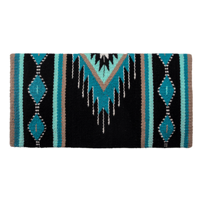 Ezy Ride Del Rio Wool Blanket - Turquoise/Black