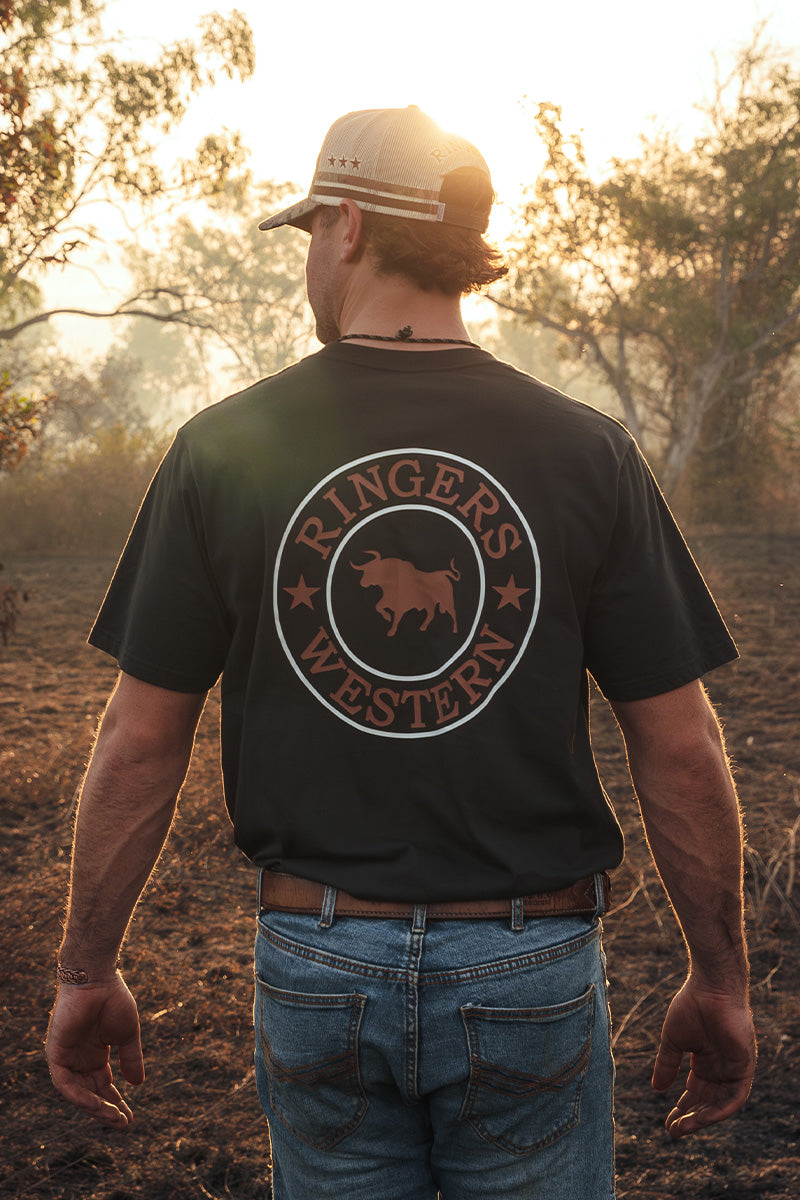 Ringers Western Signature Bull Mens Loose T-Shirt
