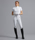 Description:Sophia Ladies Full Seat High Waist Riding Breeches_Colour:White_Position:1