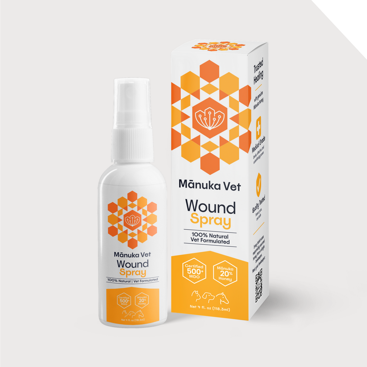 Manuka Vet Wound Spray 118ml