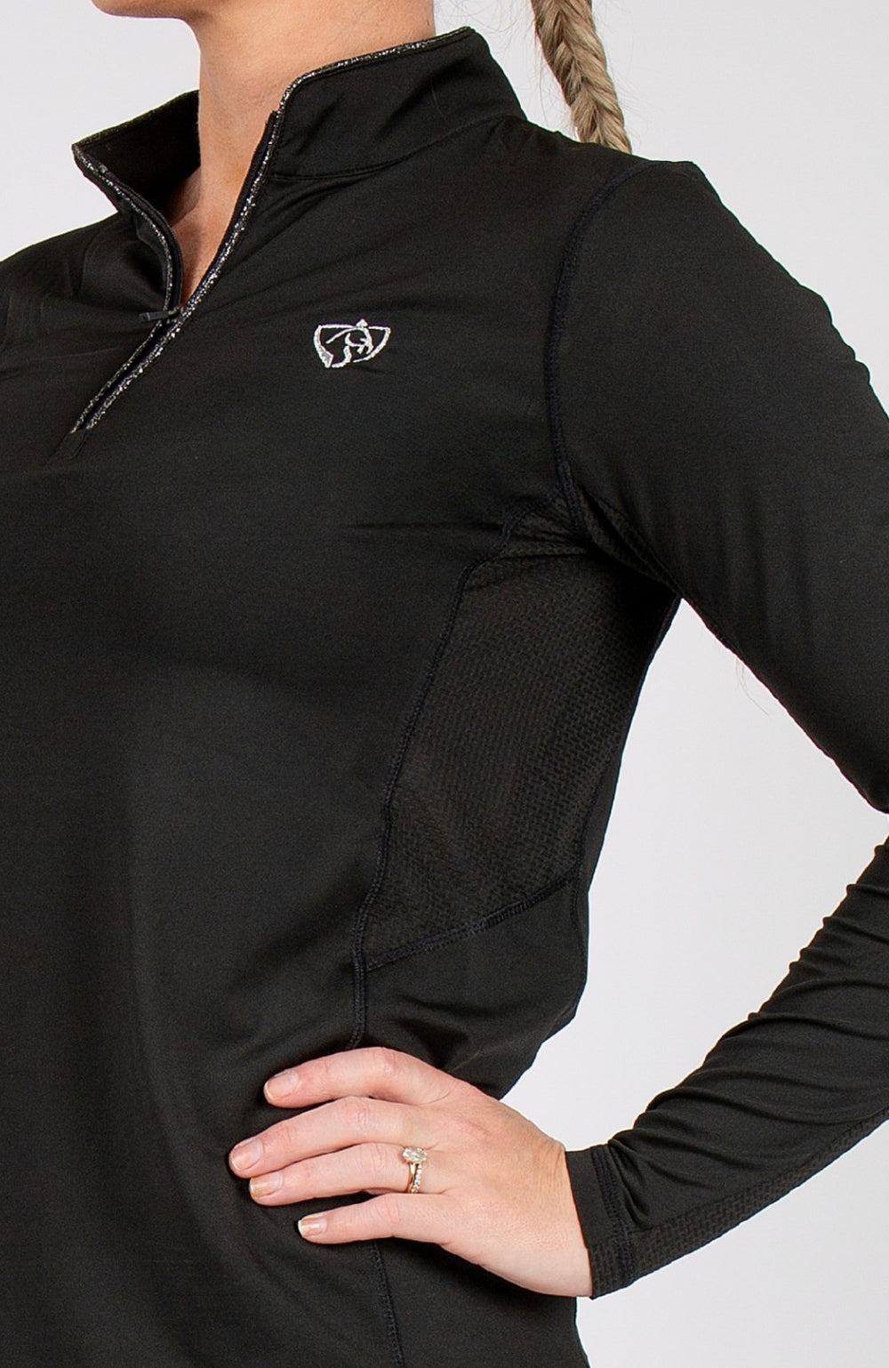 BARE Equestrian Ascot Sunsafe Long Sleeve Riding Shirt