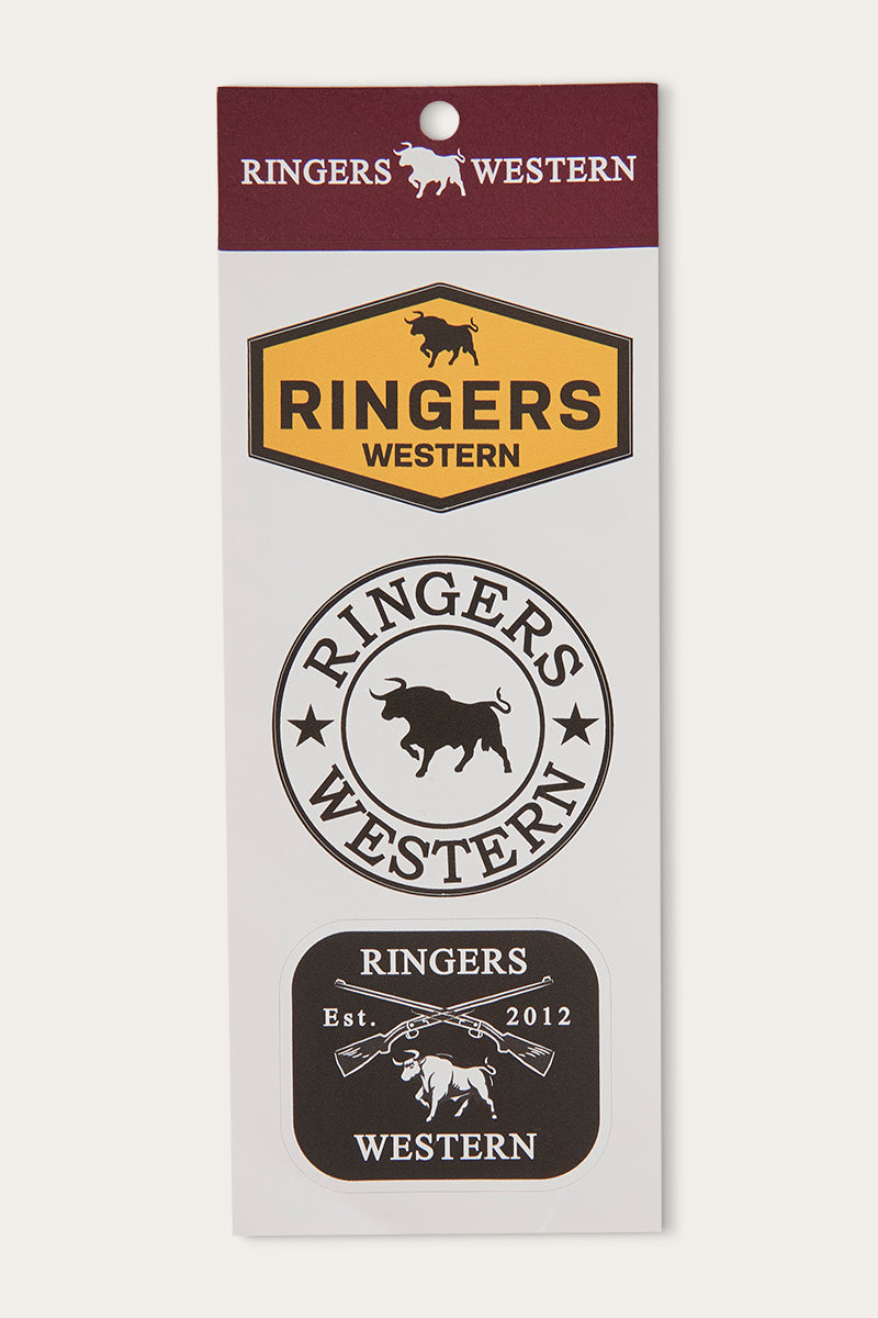 Ringers Western Logo Sticker 3 Pack