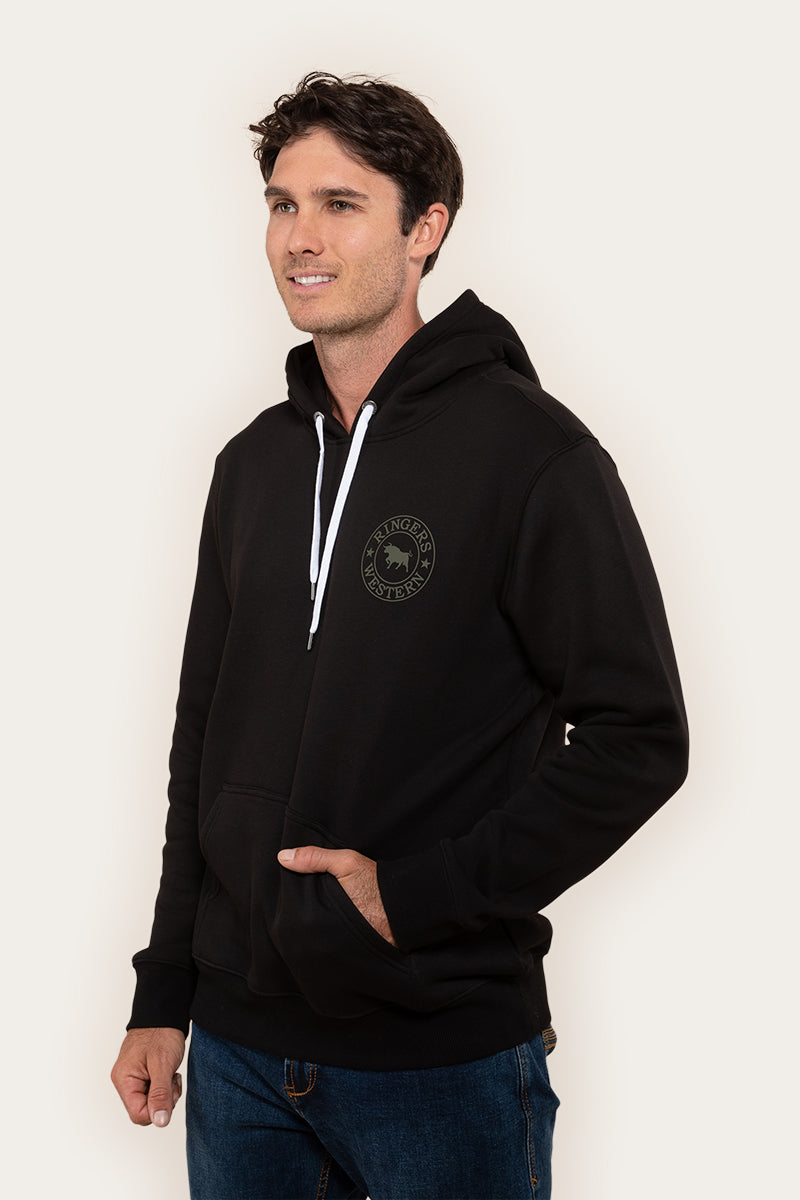 Ringers Western Signature Bull Mens Pullover Hoodie