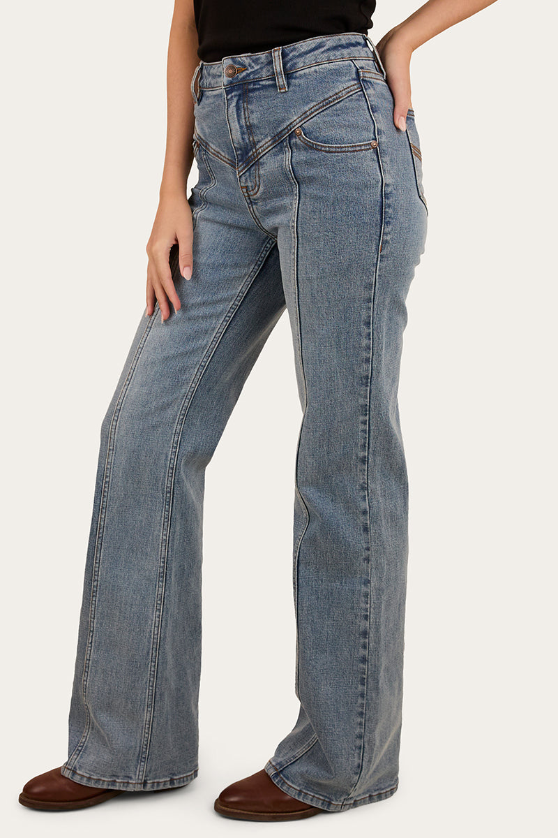 Ringers Western Edith Womens High Rise Bootleg Jean