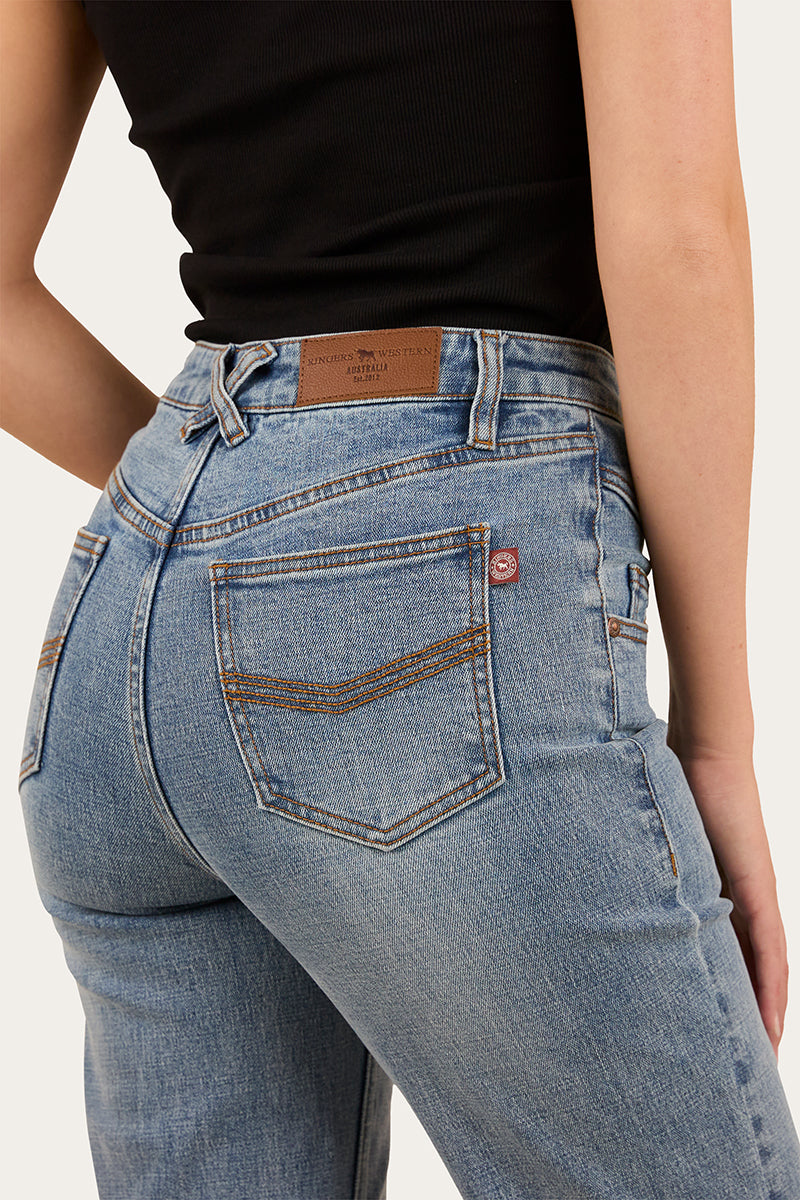 Ringers Western Edith Womens High Rise Bootleg Jean