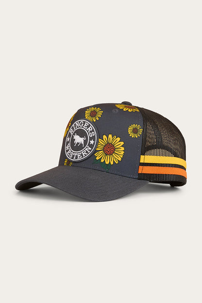 Ringers Western Sunflowers Kids Trucker Cap