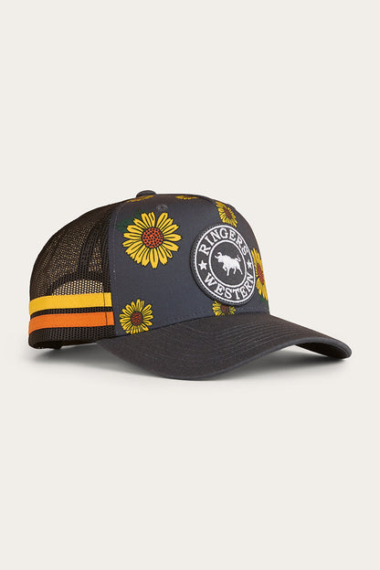 Ringers Western Sunflowers Kids Trucker Cap