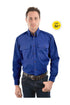 Thomas Cook Light Drill Shirt Full Placket - Cobalt