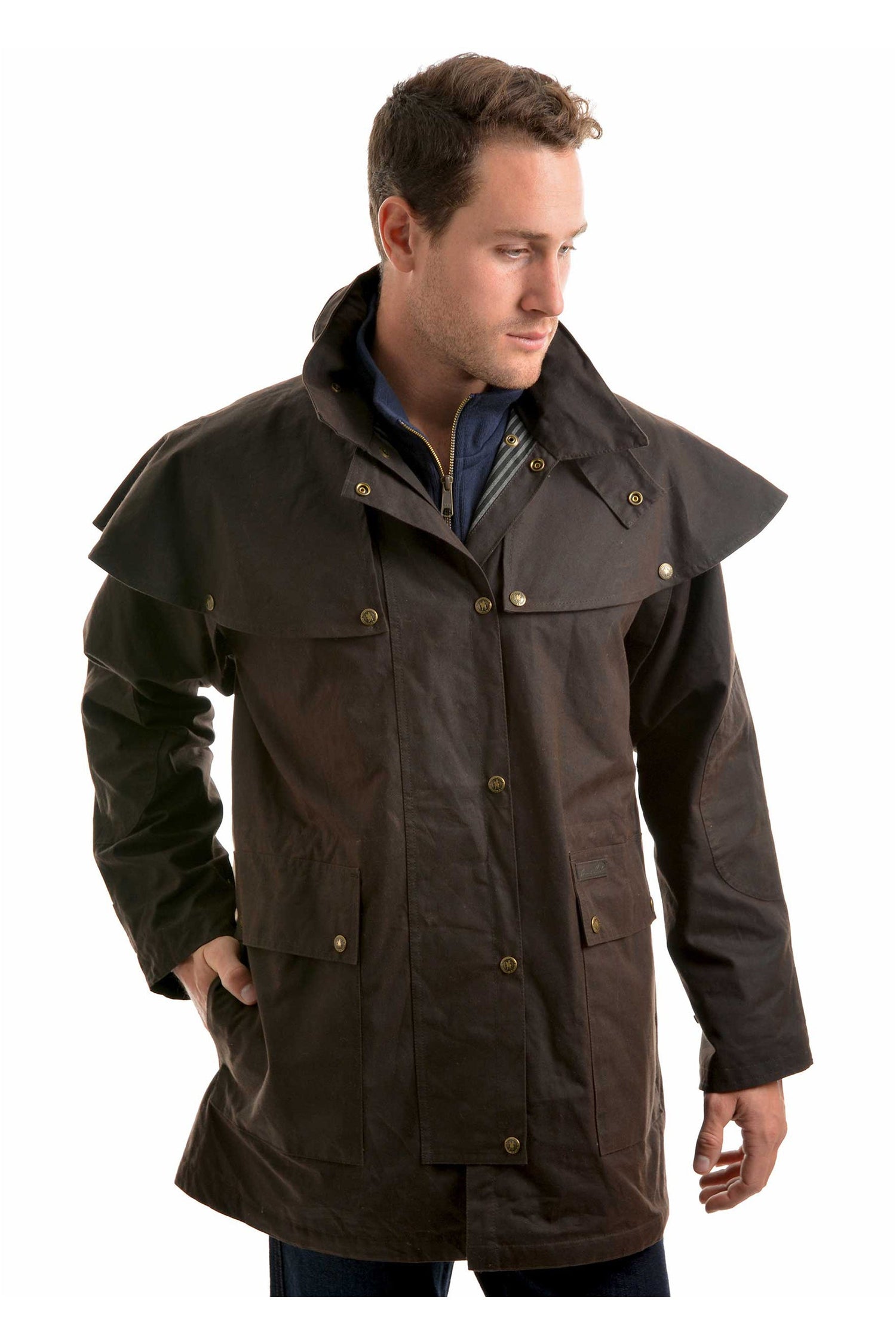 Thomas Cook High Country Professional Oilskin Short Coat