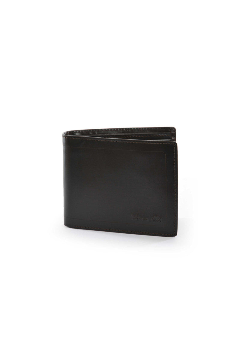 Thomas Cook Leather Edged Wallet - Dark Brown