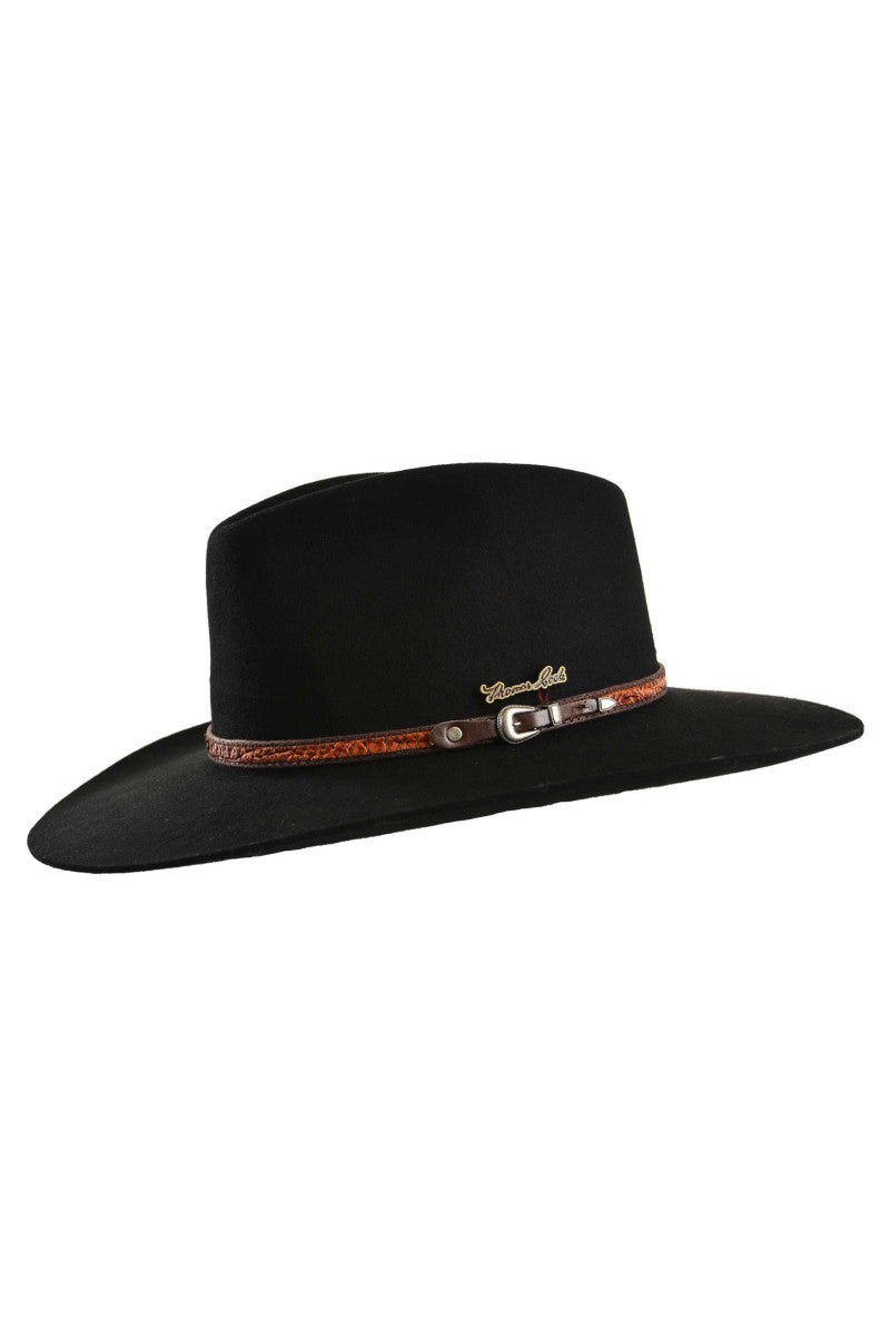 Thomas Cook Fitzroy Wool Felt Hat - Black