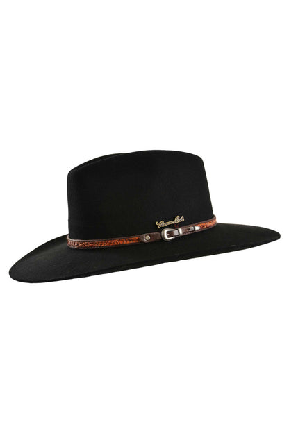 Thomas Cook Fitzroy Wool Felt Hat - Black