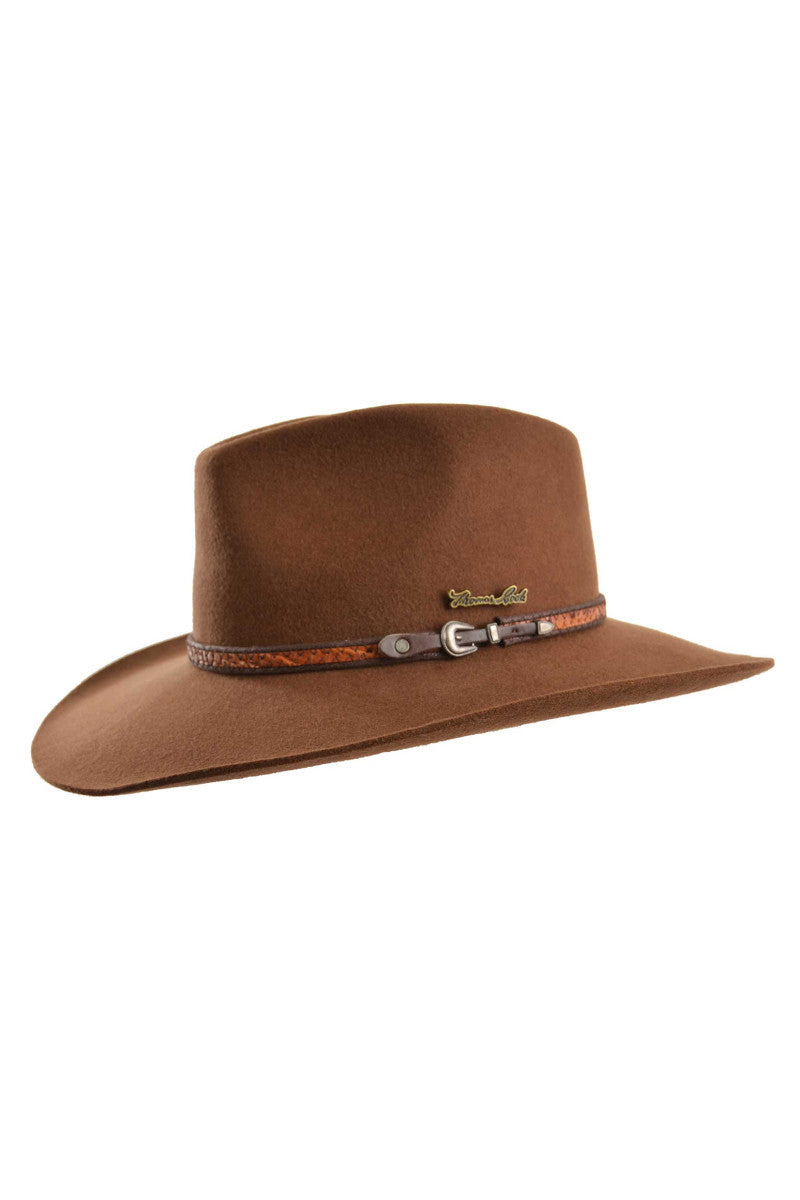 Thomas Cook Fitzroy Wool Felt Hat - Dark Fawn