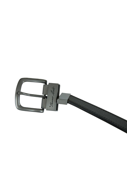 Thomas Cook Denver Reversible Belt - Chocolate/Black buckle