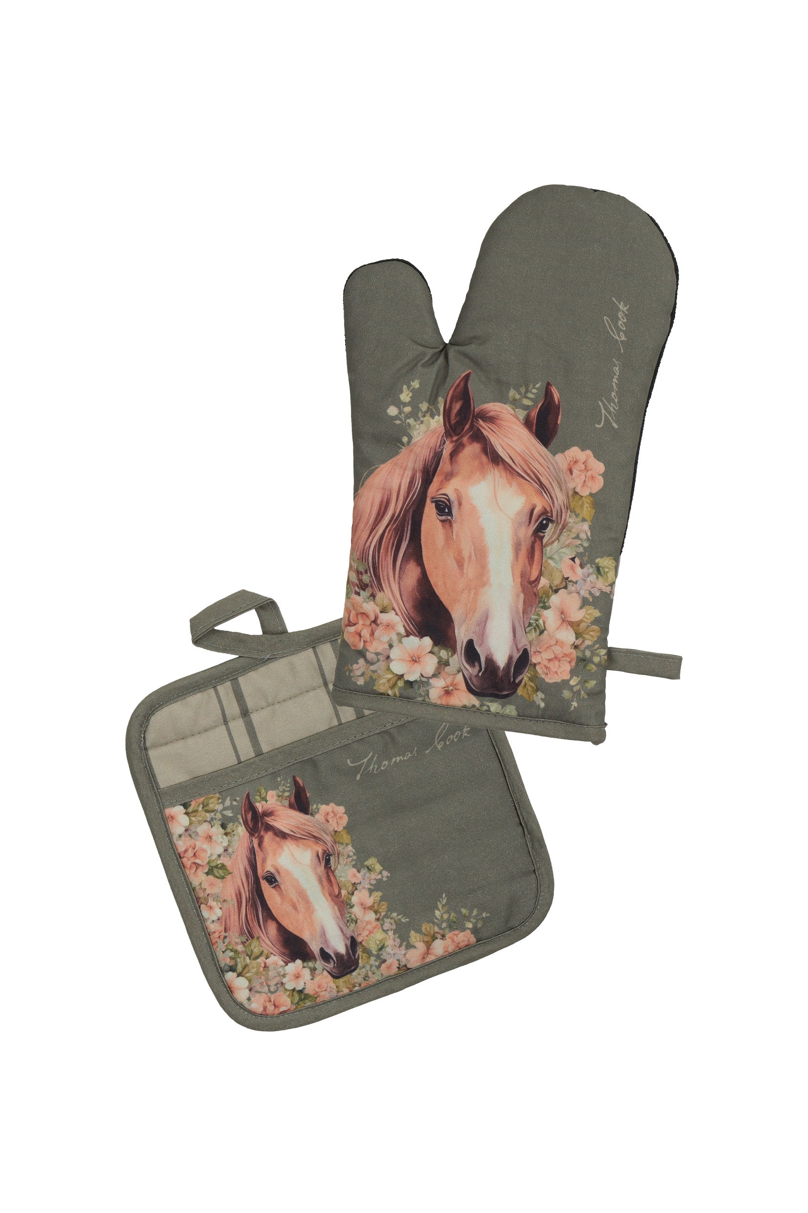 Thomas Cook Oven Mitt &amp; Pot Holder Set