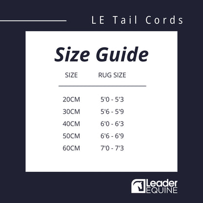 Leader Equine Wipe-Clean Tailcord