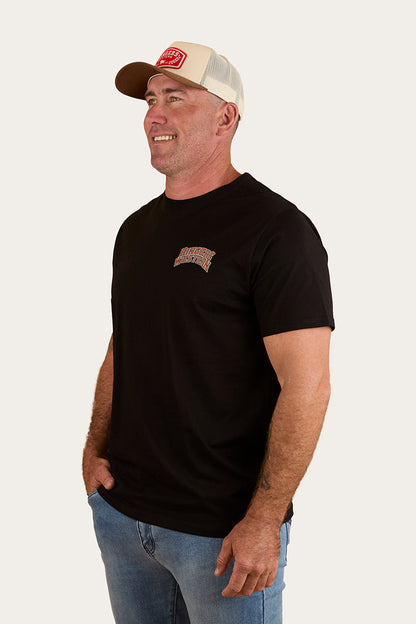 Ringers Western Do No Harm Take No Bull Mens Loose Fit T-Shirt