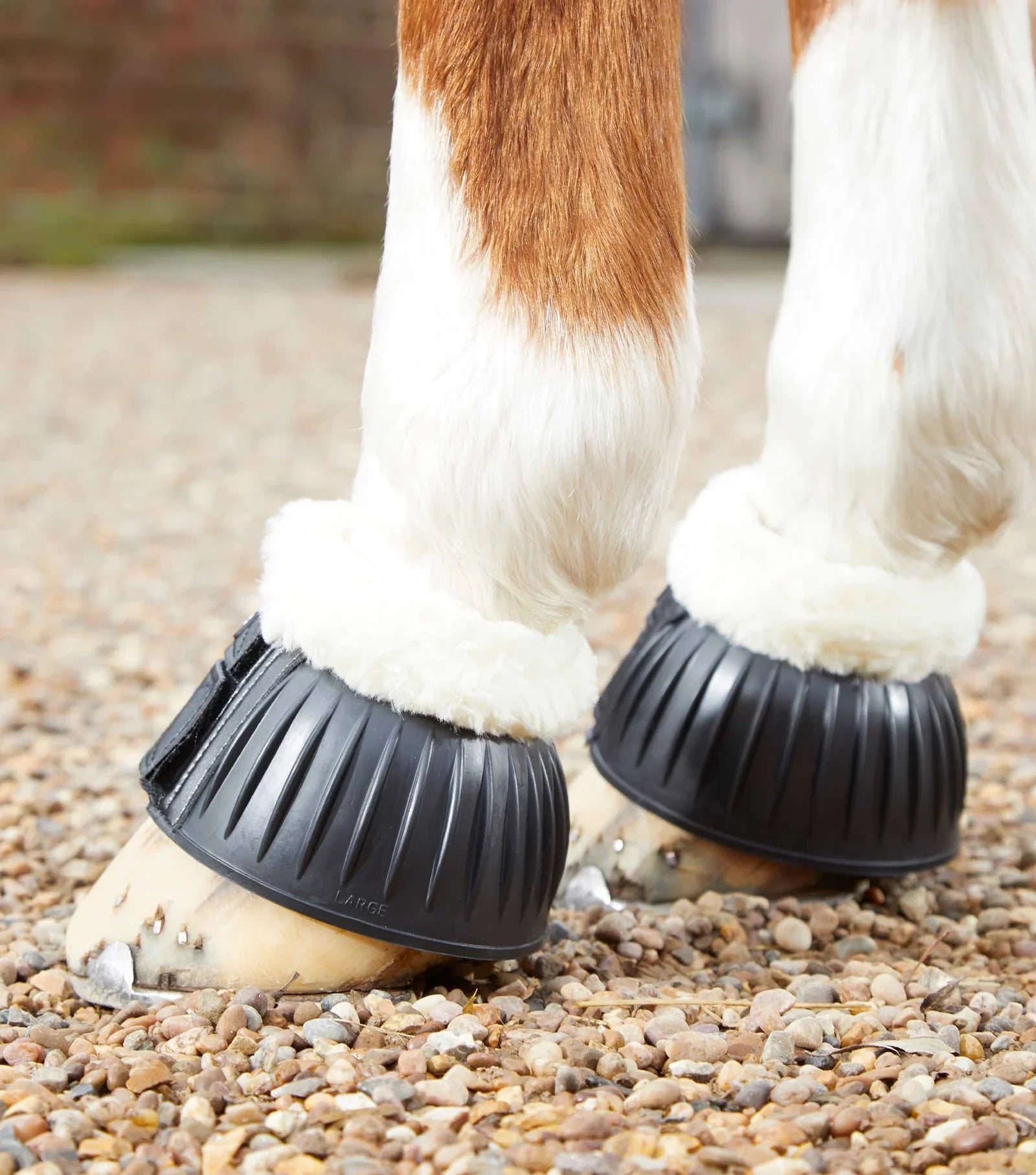 Premier Equine Techno Wool Rubber Bell Over Reach Boots