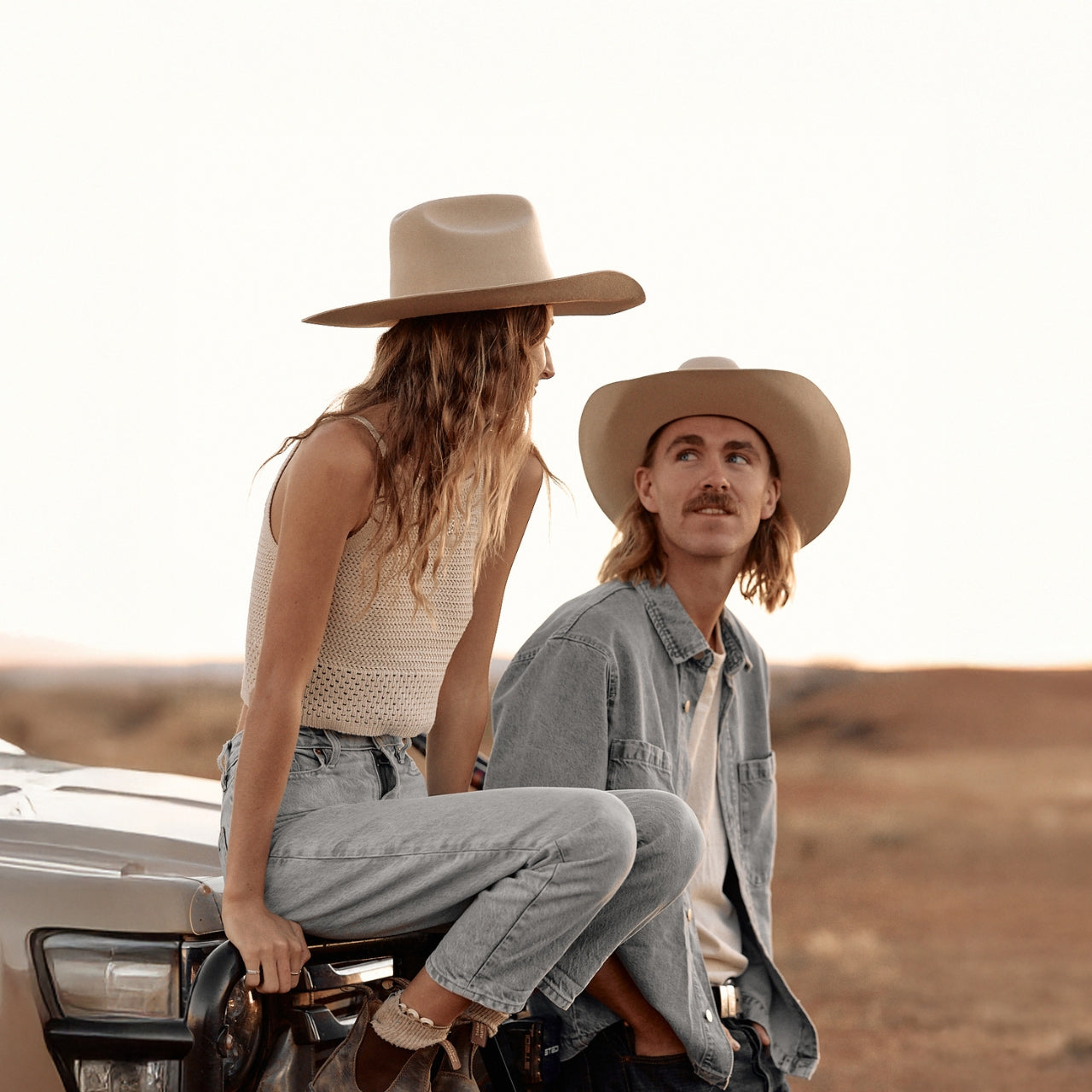 Will &amp; Bear Buck Felt Cowboy Hat