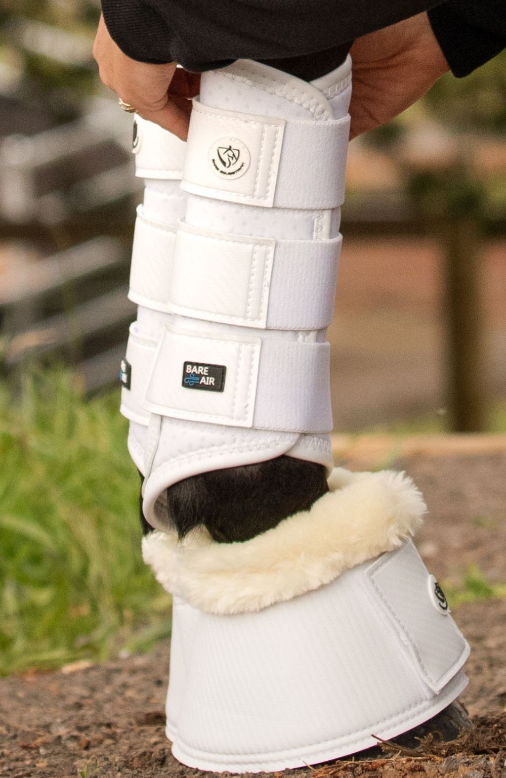 BARE Equestrian Horse Wear AIRFLOW Carbon Brushing Boots