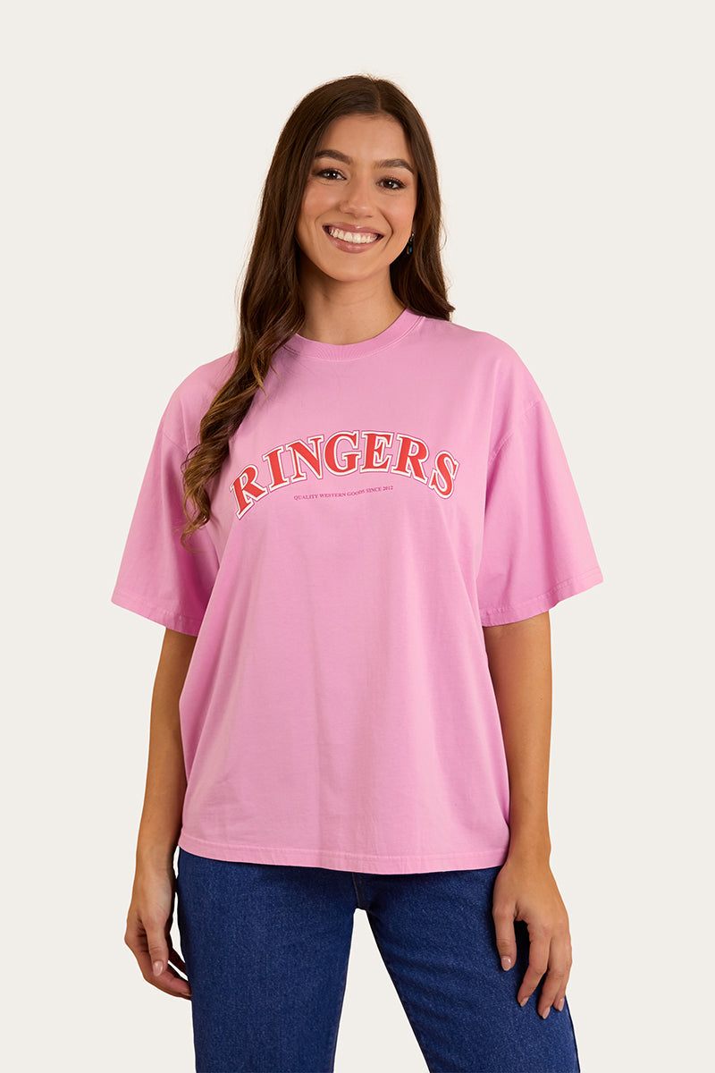 Ringers Western Varsity Womens Oversized T-Shirt
