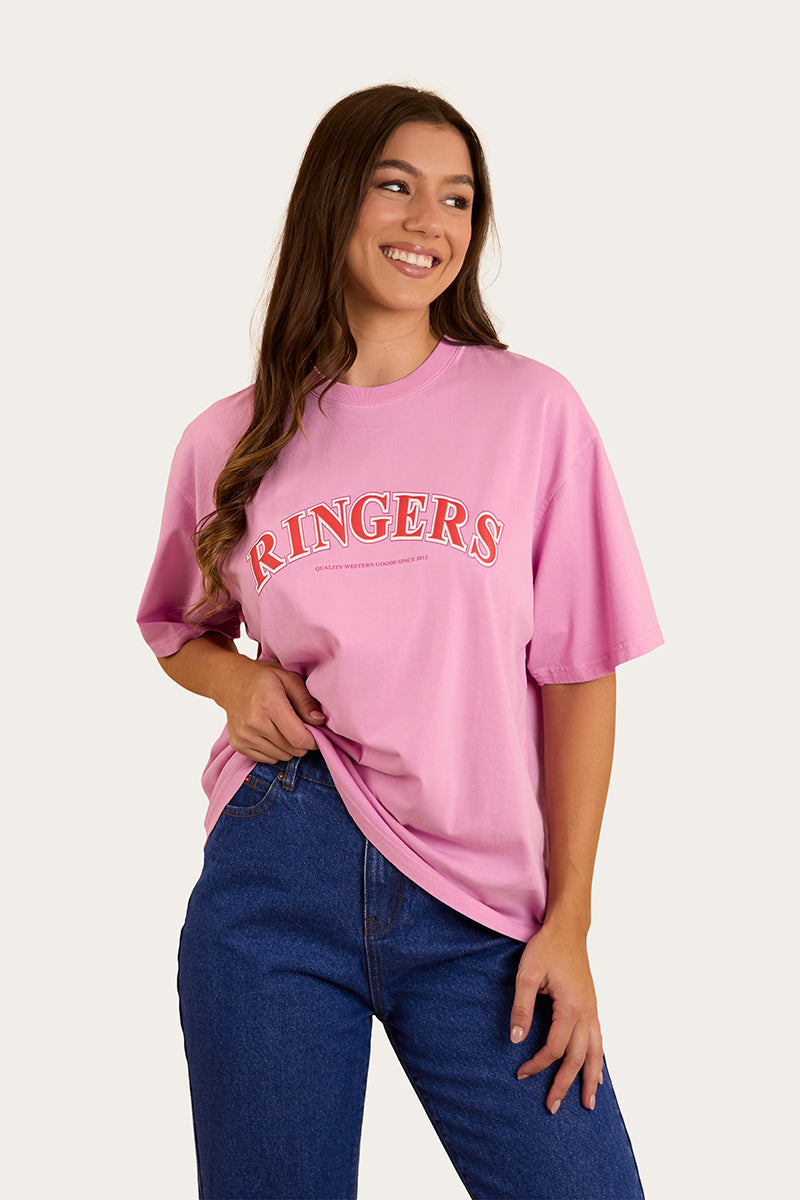 Ringers Western Varsity Womens Oversized T-Shirt