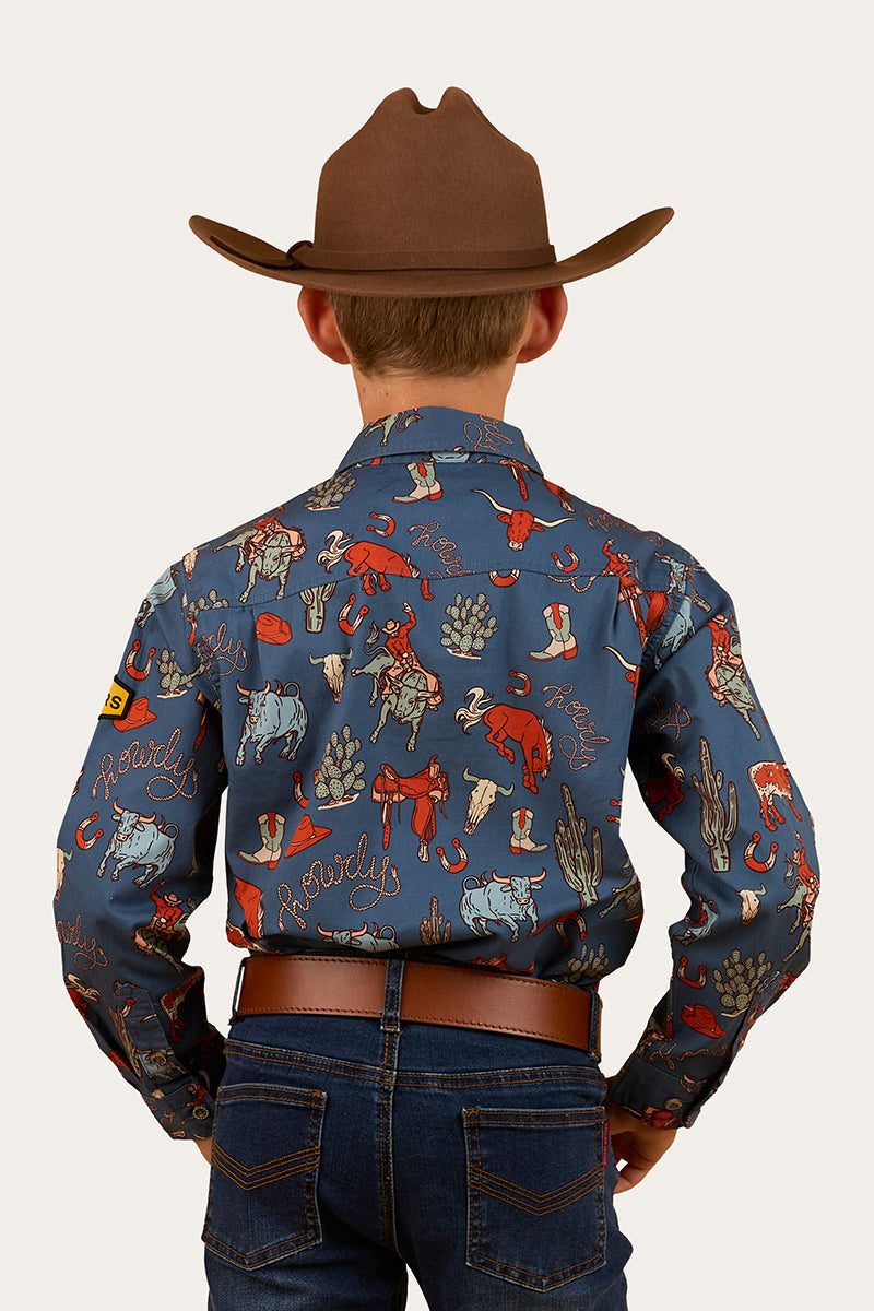 Ringers Western Mini Cowboy Kids Half Button Work Shirt