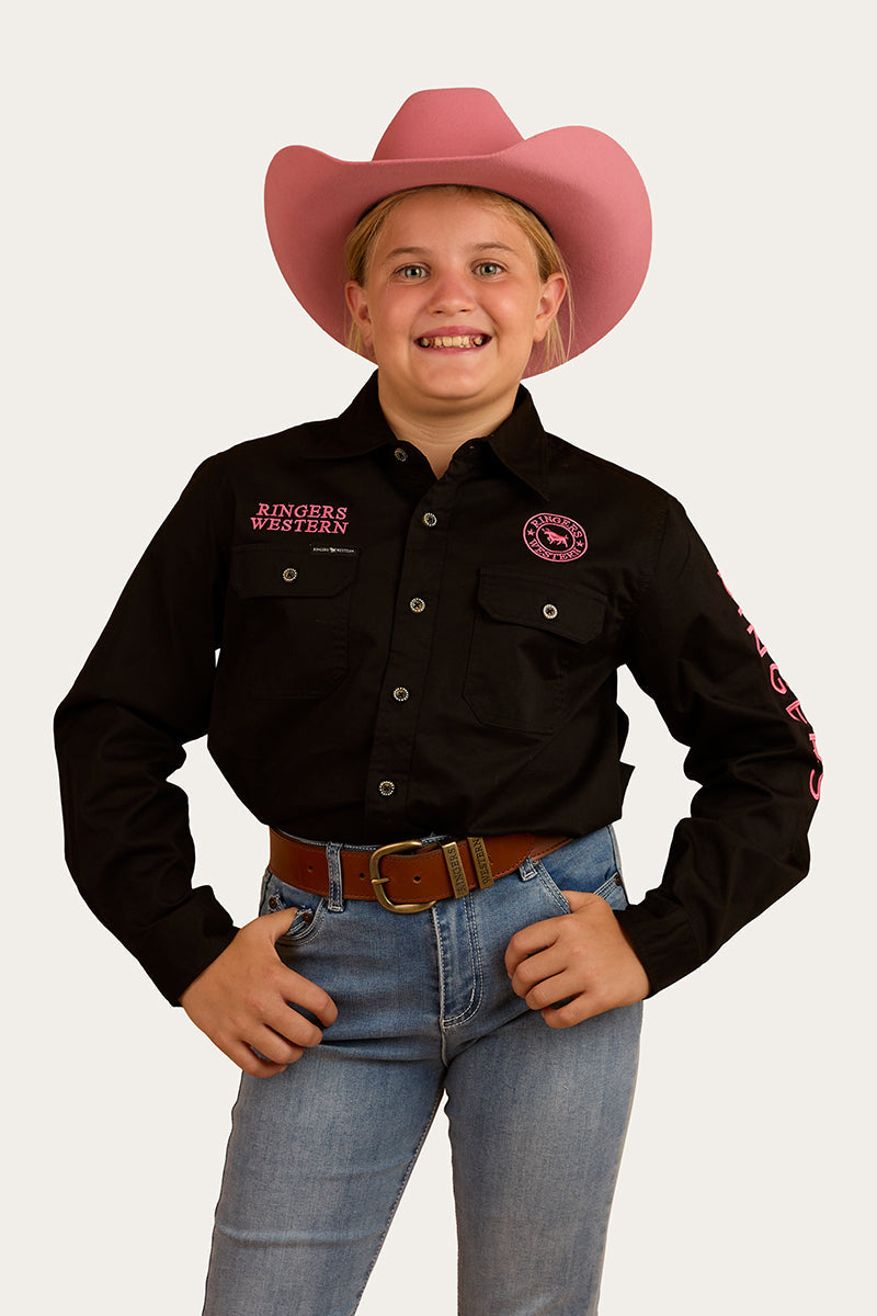 Ringers Western Jackaroo Kids Full Button Work Shirt