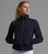 Description:Voltana Ladies Riding Bomber Jacket_Colour:Navy_Position:1