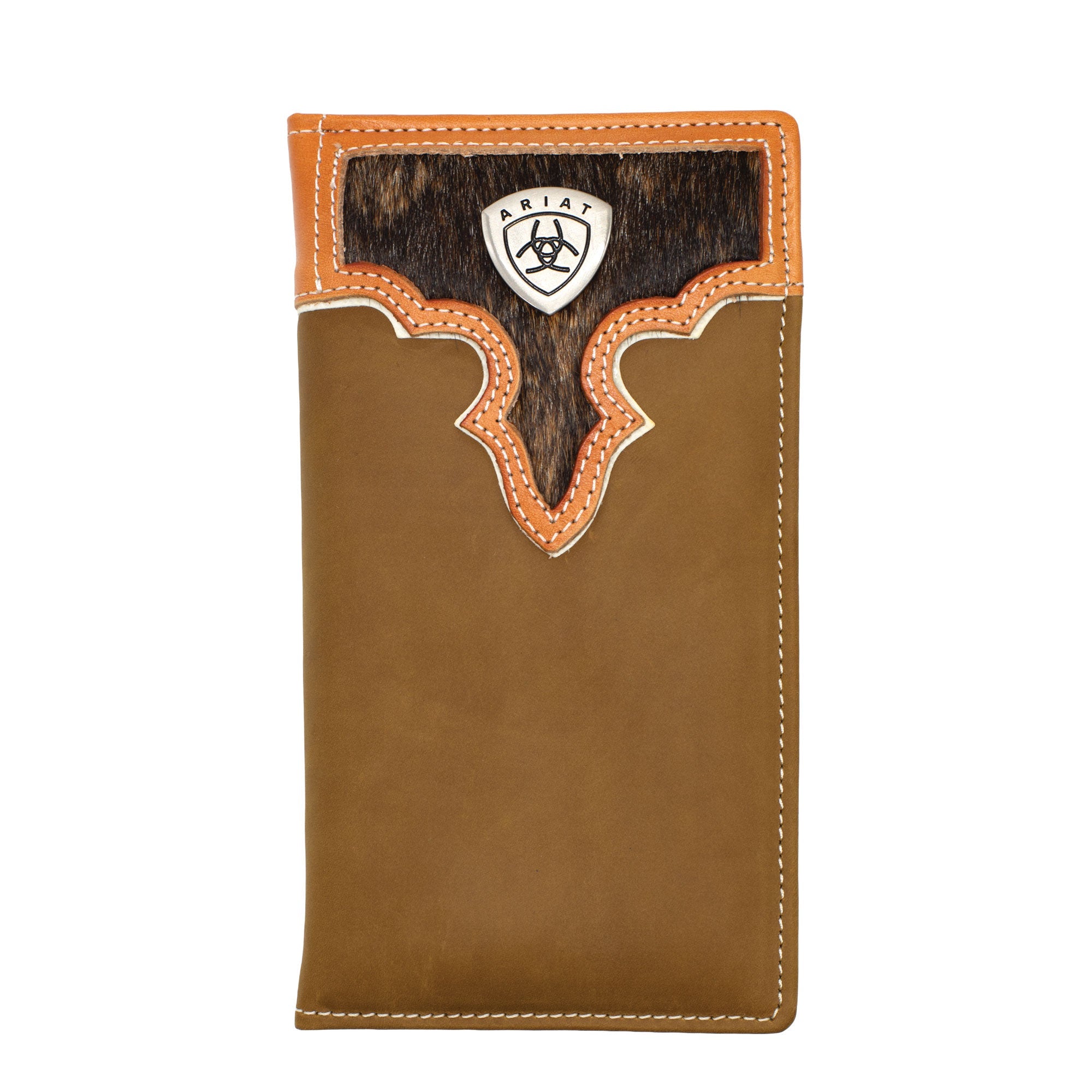 Ariat Rodeo Wallet - Two Toned Hair - Brown
