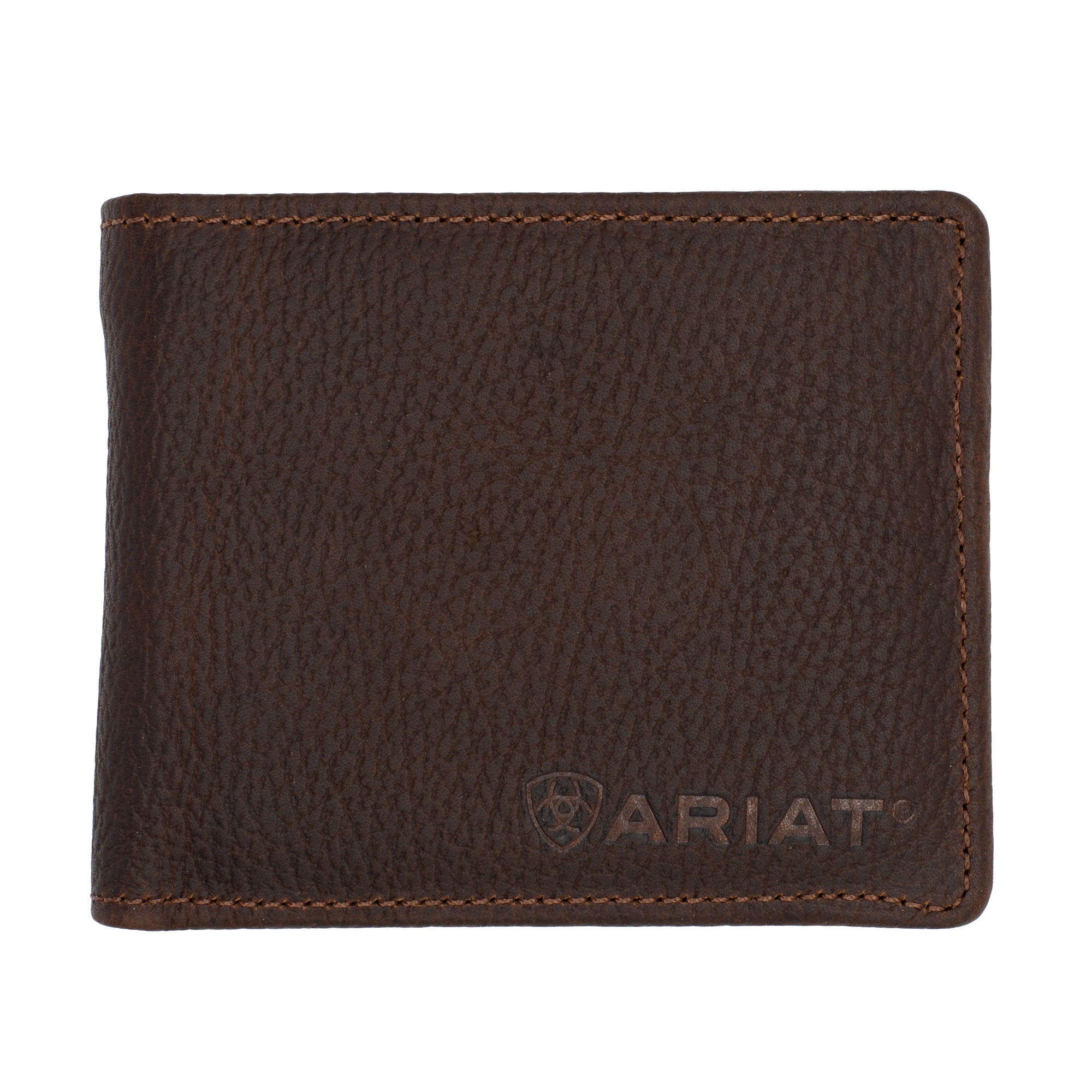 Ariat Bi-Fold Wallet - Logo Distressed Brown