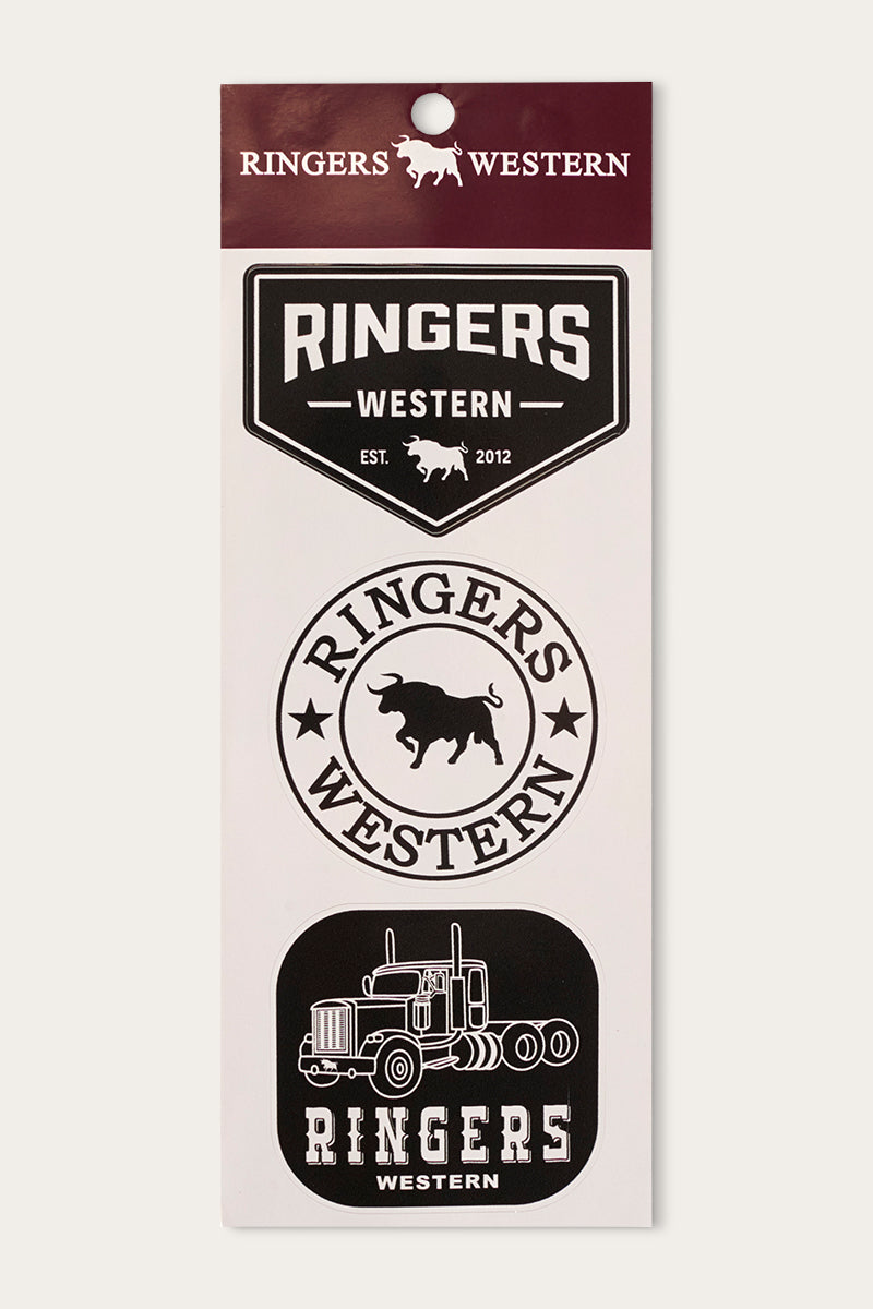 Ringers Western Logo Sticker 3 Pack