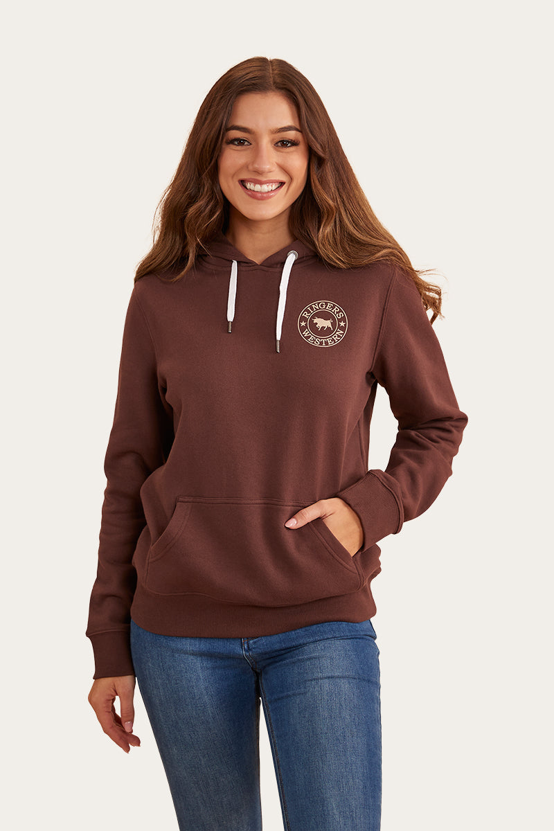Ringers Western Signature Bull Womens Pullover Hoodie
