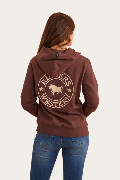 Ringers Western Signature Bull Womens Pullover Hoodie