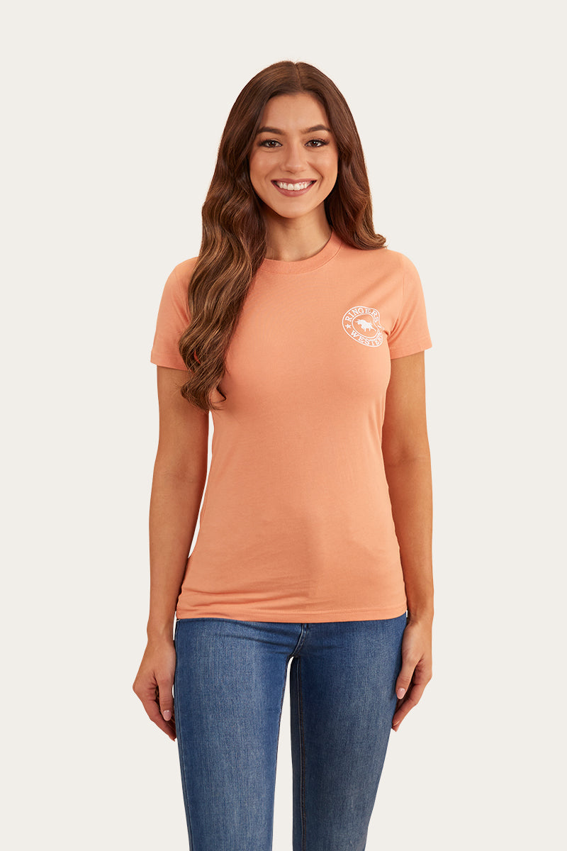 Ringers Western 
Signature Bull Womens Classic Fit T-Shirt - Sunset
