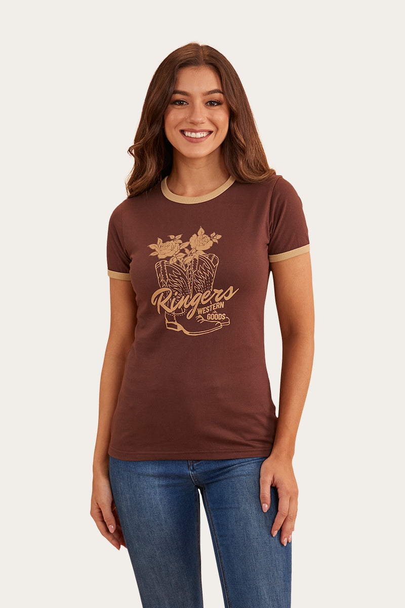 Ringers Western Tally Womens Ringer T-Shirt