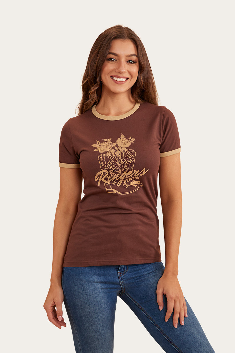 Ringers Western Tally Womens Ringer T-Shirt
