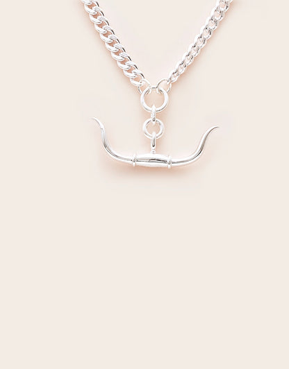 Whistle &amp; Pop Trailblazer Longhorn Necklace