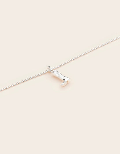 Whistle &amp; Pop Trailblazer Dainty Boot Necklace