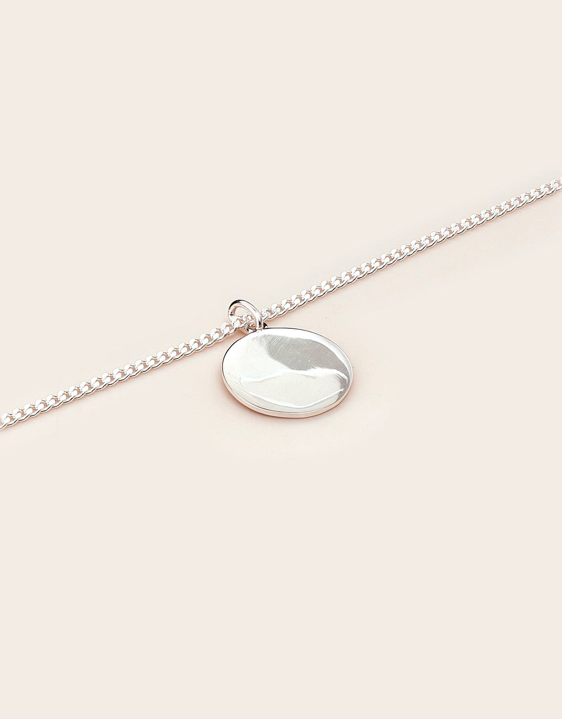 Whistle &amp; Pop Trailblazer Engravable Round Tag Necklace