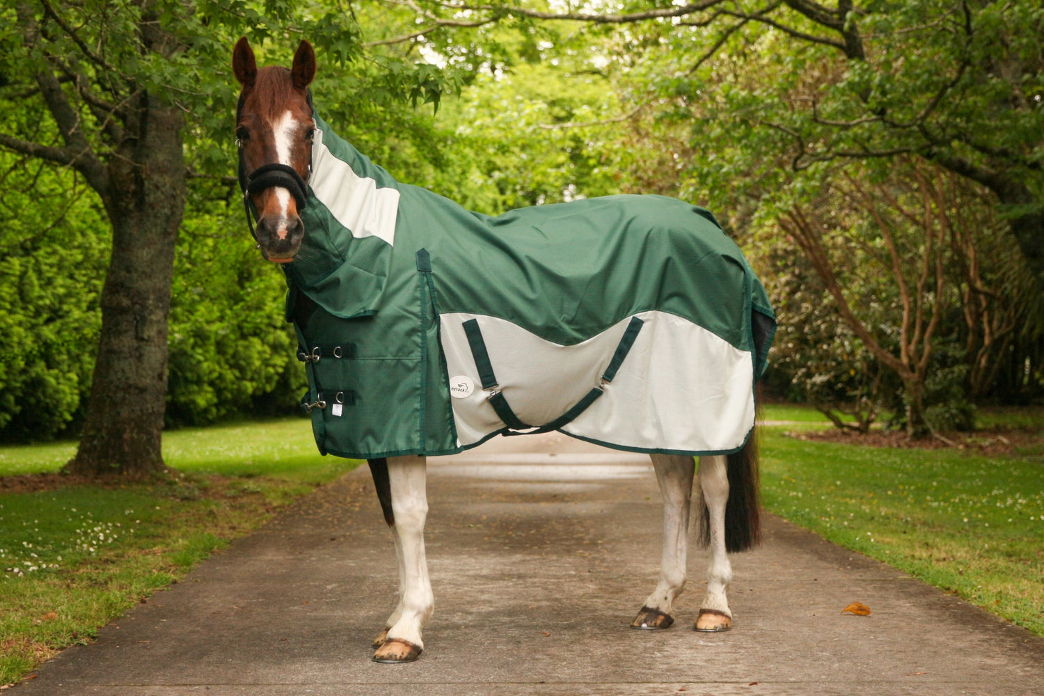 PRE-ORDER: DUE FEB 2026  NZ Tack WaterProof Mesh CrossOver Combo Green